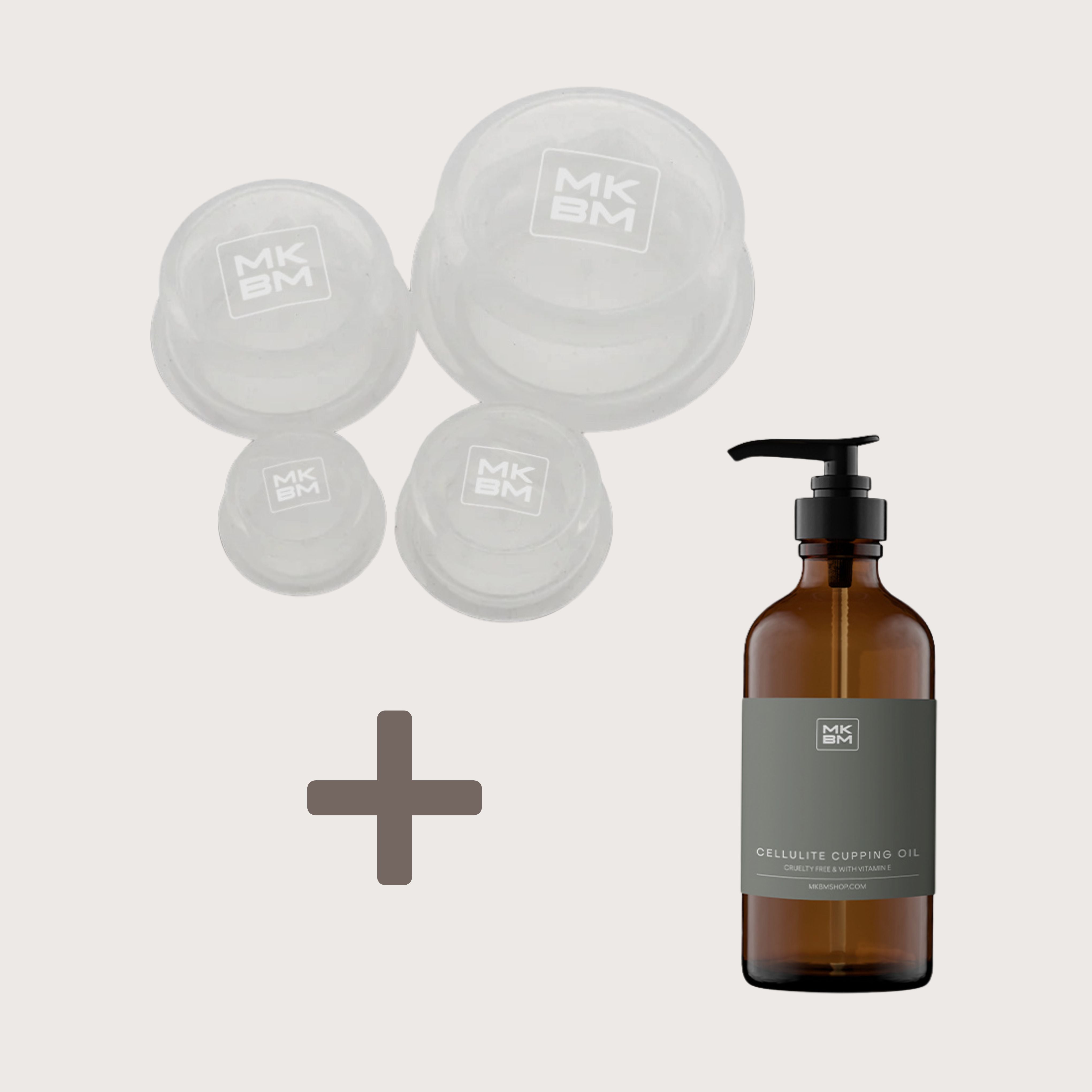 Cellulite Cups + Cellulite Cup Oil