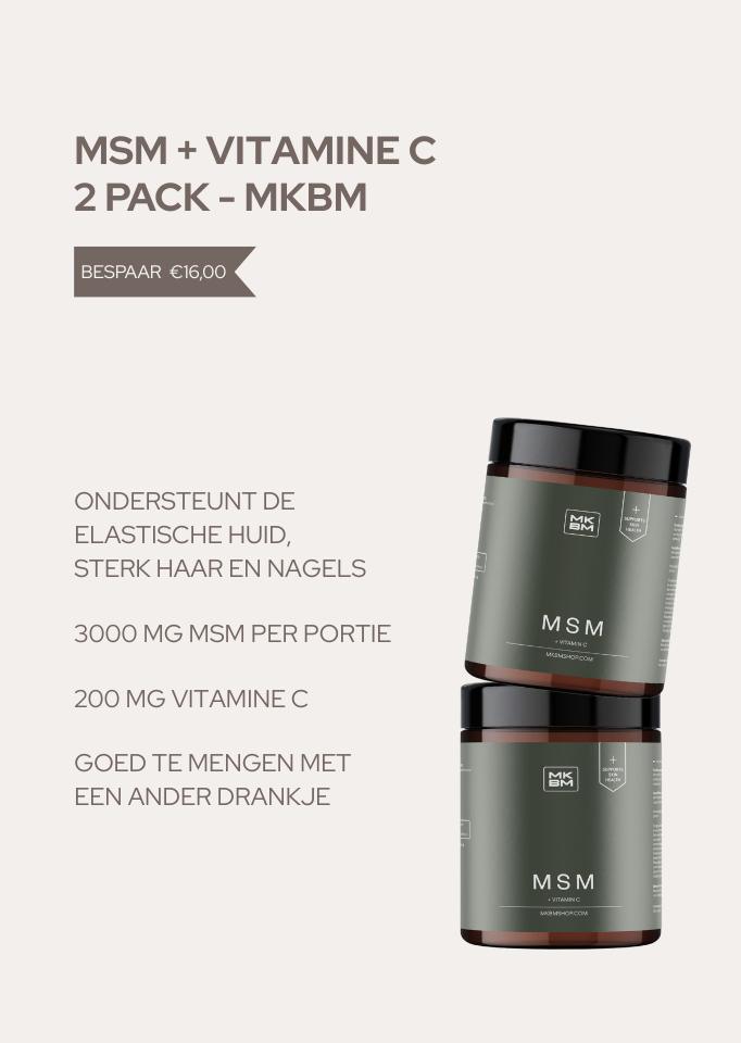 MSM + vitamin C 2-pack - MKBM Webshop
