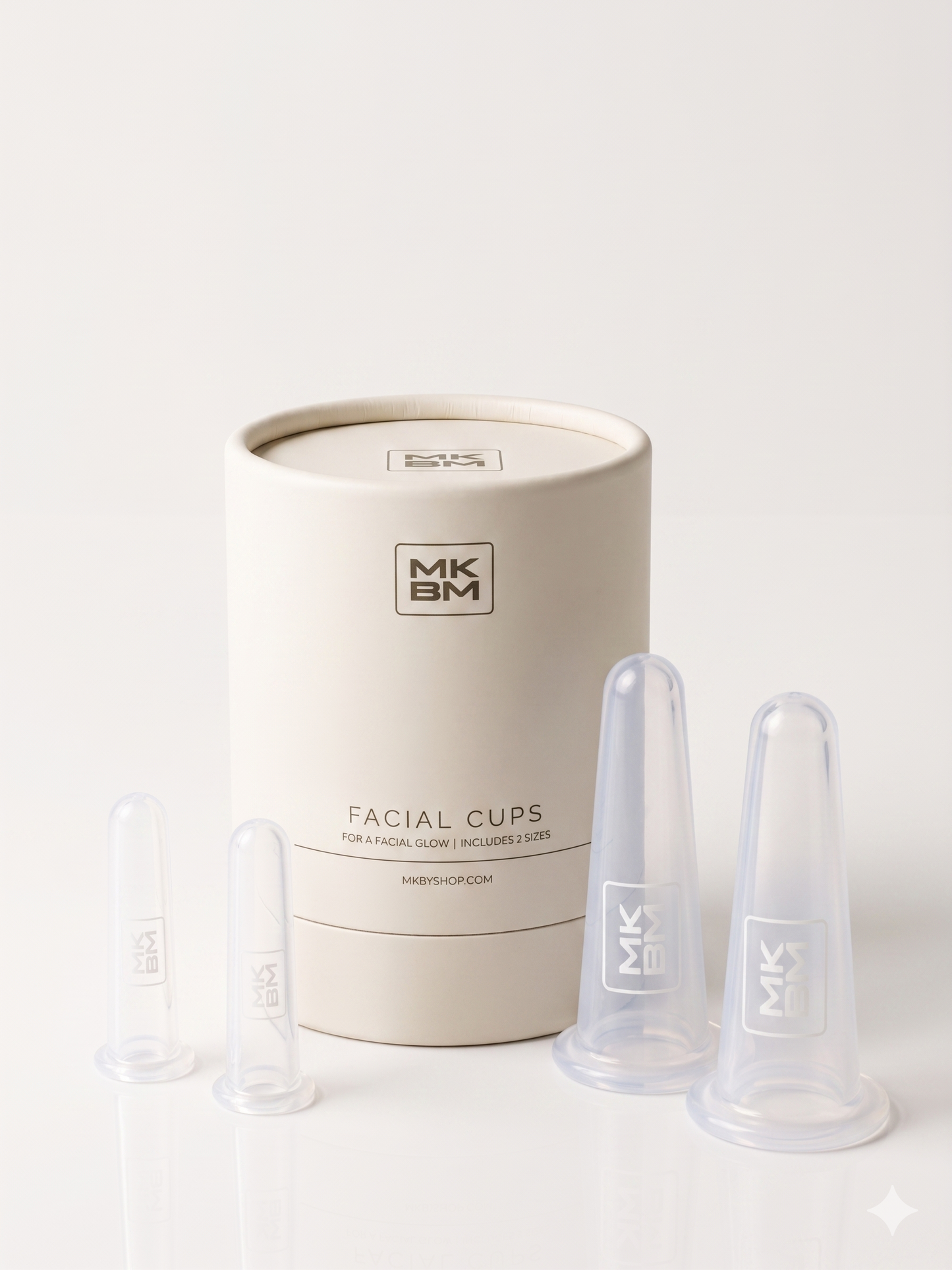 MKBM Facial Cups + Anti-Aging Serum Bundel | Glow Ritual