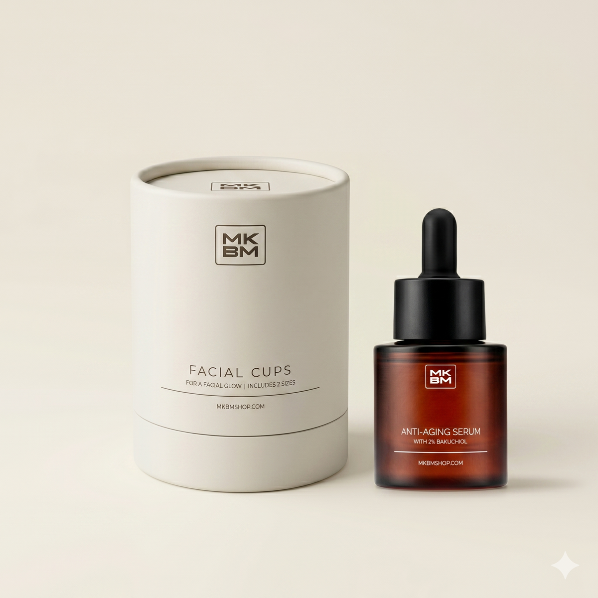 a bottle of facial cream