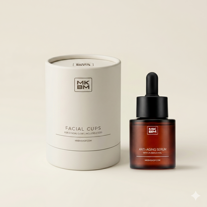 a bottle of facial cream
