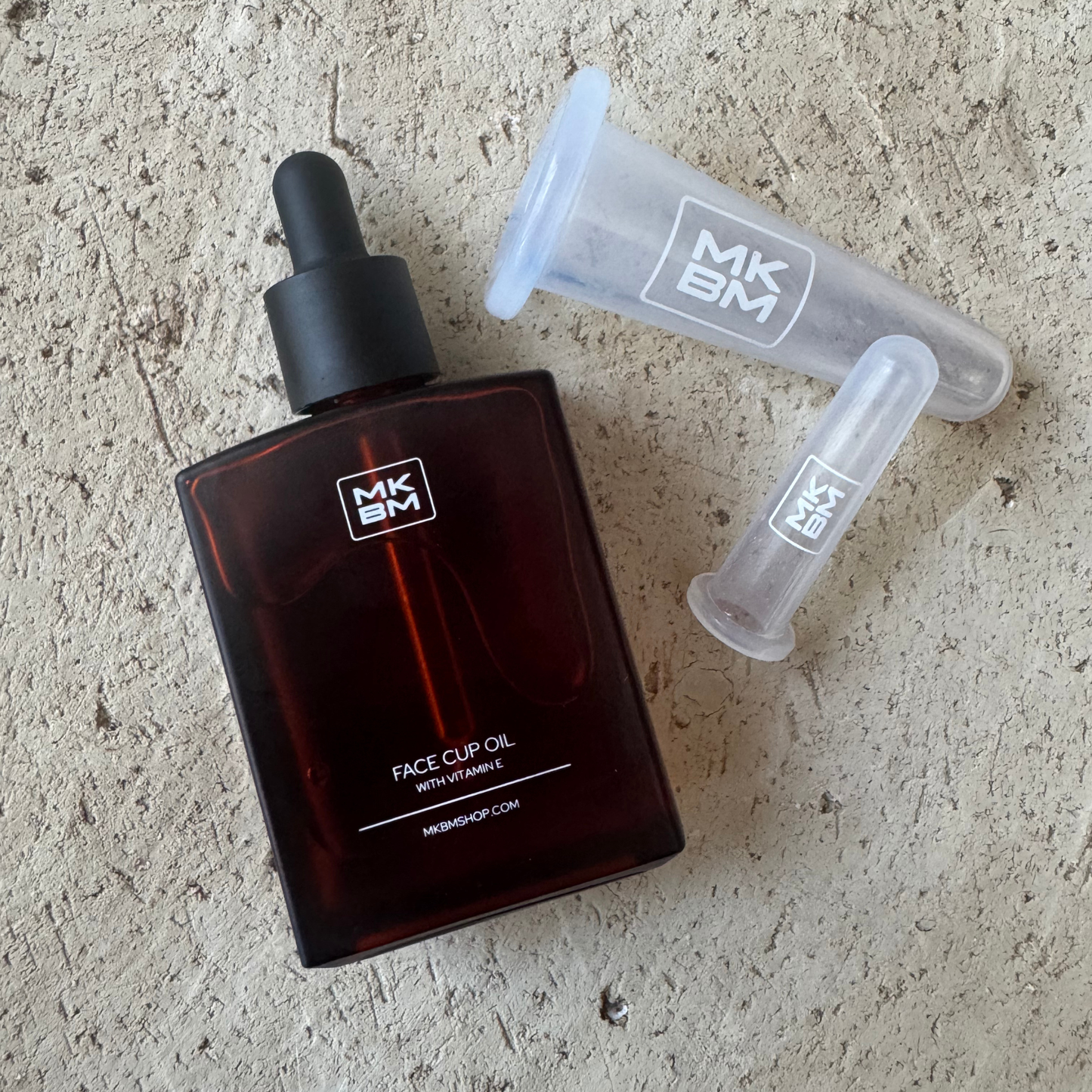 MKBM face cup oil met vitamine E en face  cups