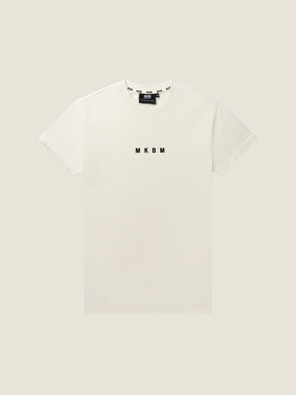 Unisex Mini Logo T-Shirt Creme - MKBM - MKBM Webshop