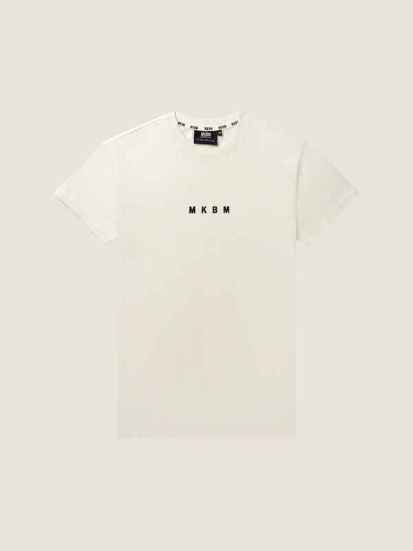 Unisex Mini Logo T-Shirt Creme - MKBM - MKBM Webshop