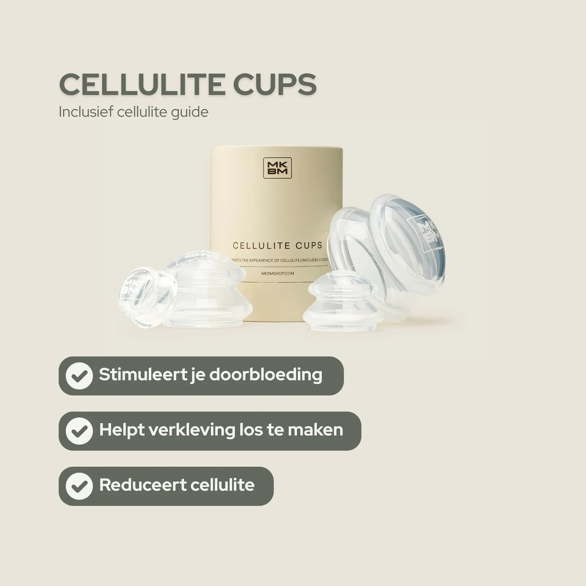 Cellulite Cups inclusief Celulite Guide - MKBM Webshop