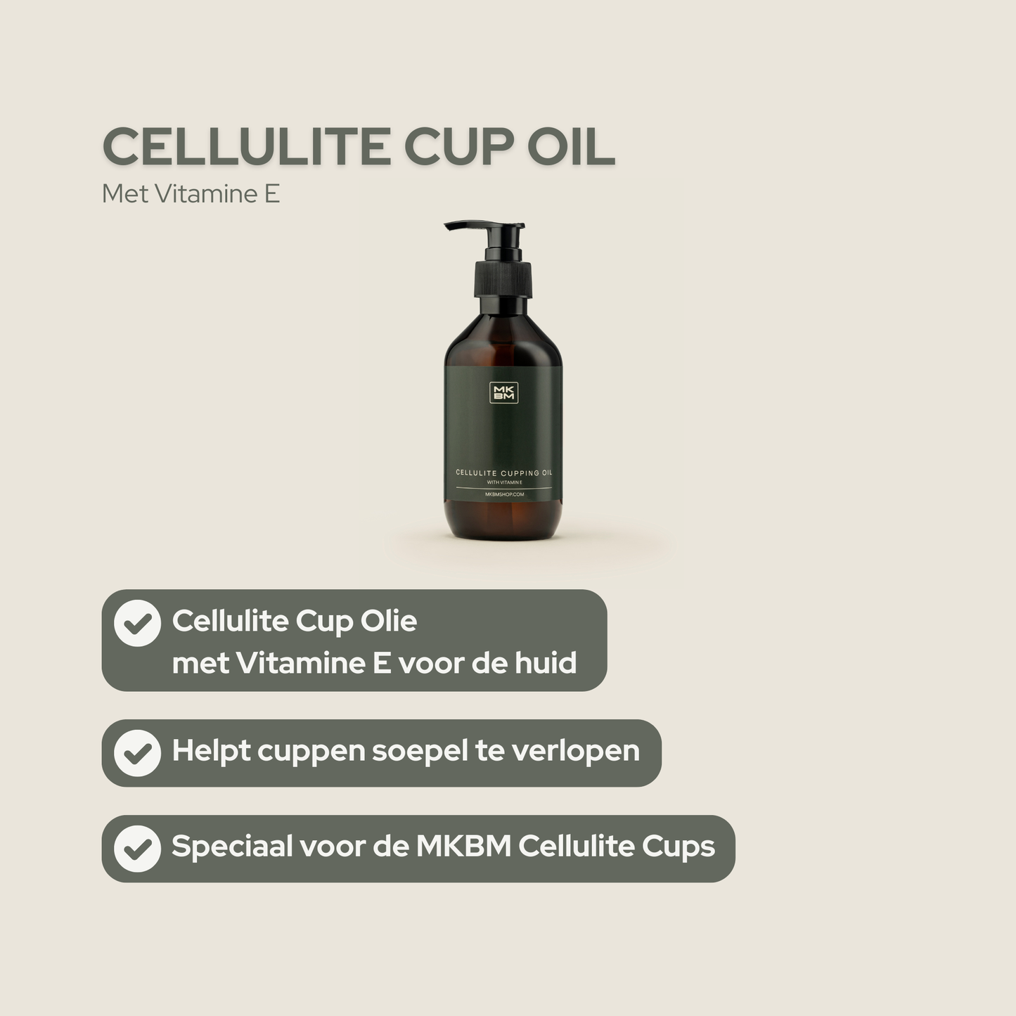 Cellulite Cup Oil - MKBM Webshop