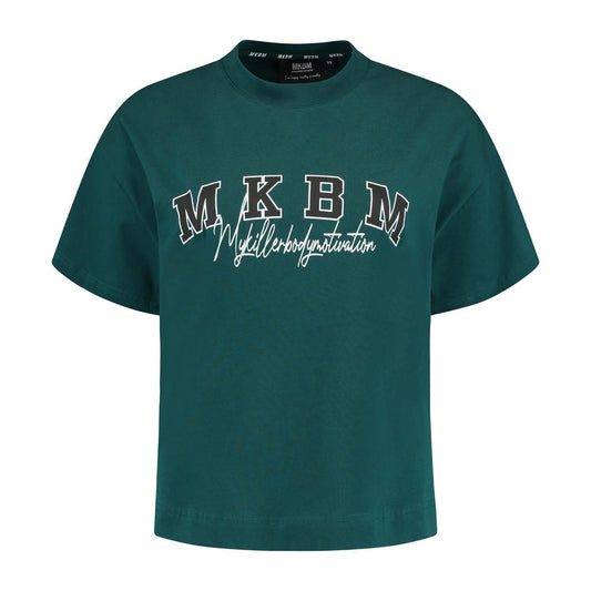 MKBM Logo print shirt donkergroen - MKBM Webshop