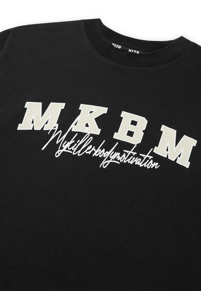 College Logo T-Shirt Antraciet - MKBM - MKBM Webshop