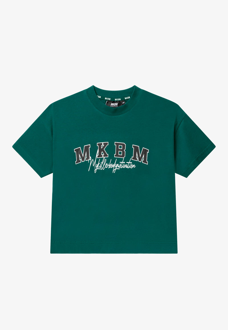 College Logo T-Shirt Petrol - MKBM - MKBM Webshop