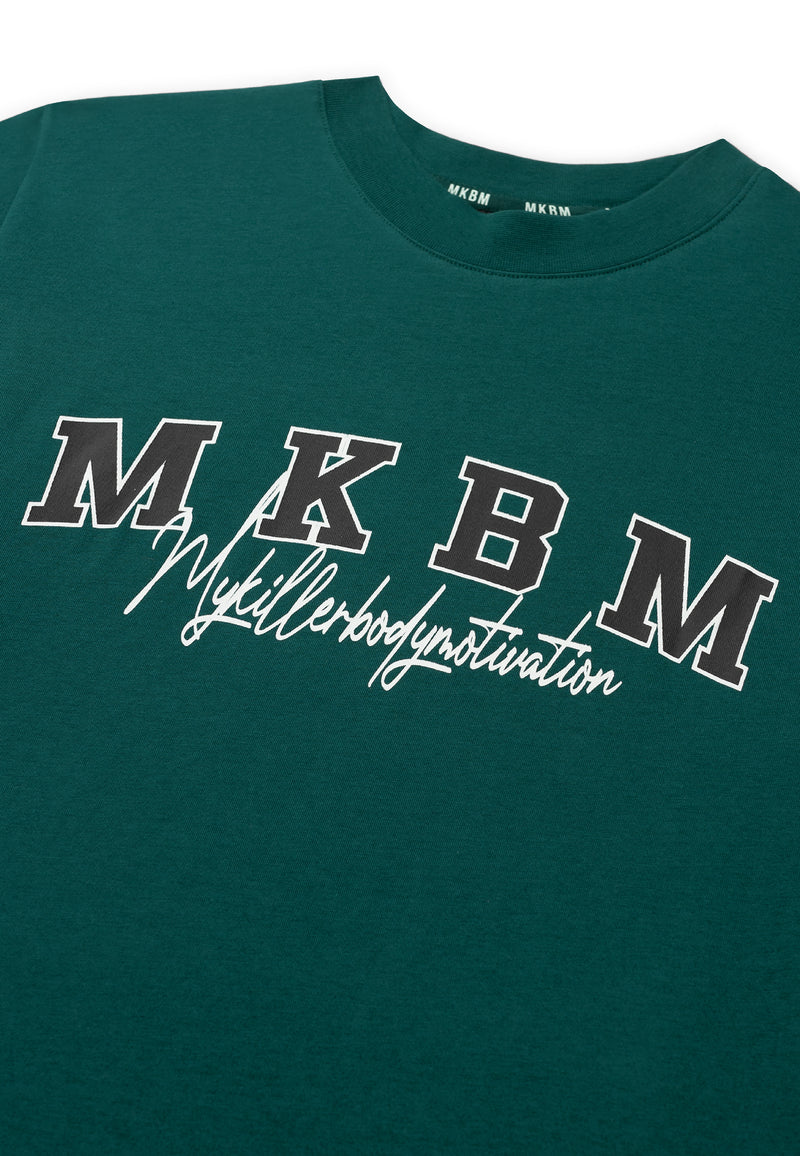 College Logo T-Shirt Petrol - MKBM - MKBM Webshop