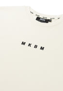 Unisex Mini Logo T-Shirt Creme - MKBM - MKBM Webshop