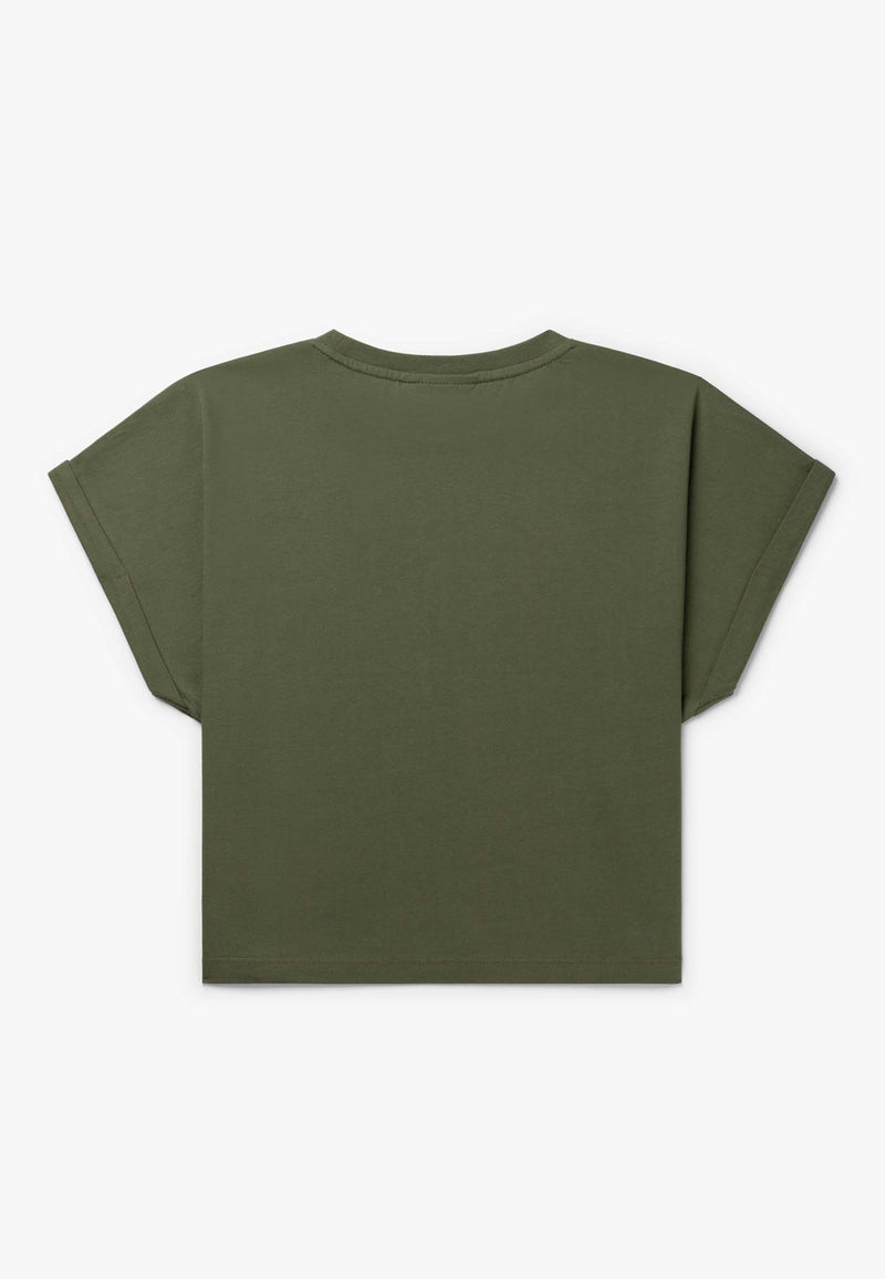 Branded Cropped T-Shirt Blooming - MKBM - MKBM Webshop